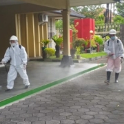 Dekontaminasi di lldikti wilayah v