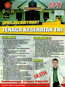 open rekruitment tni