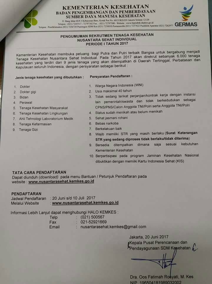 nusantara sehat juli 2017