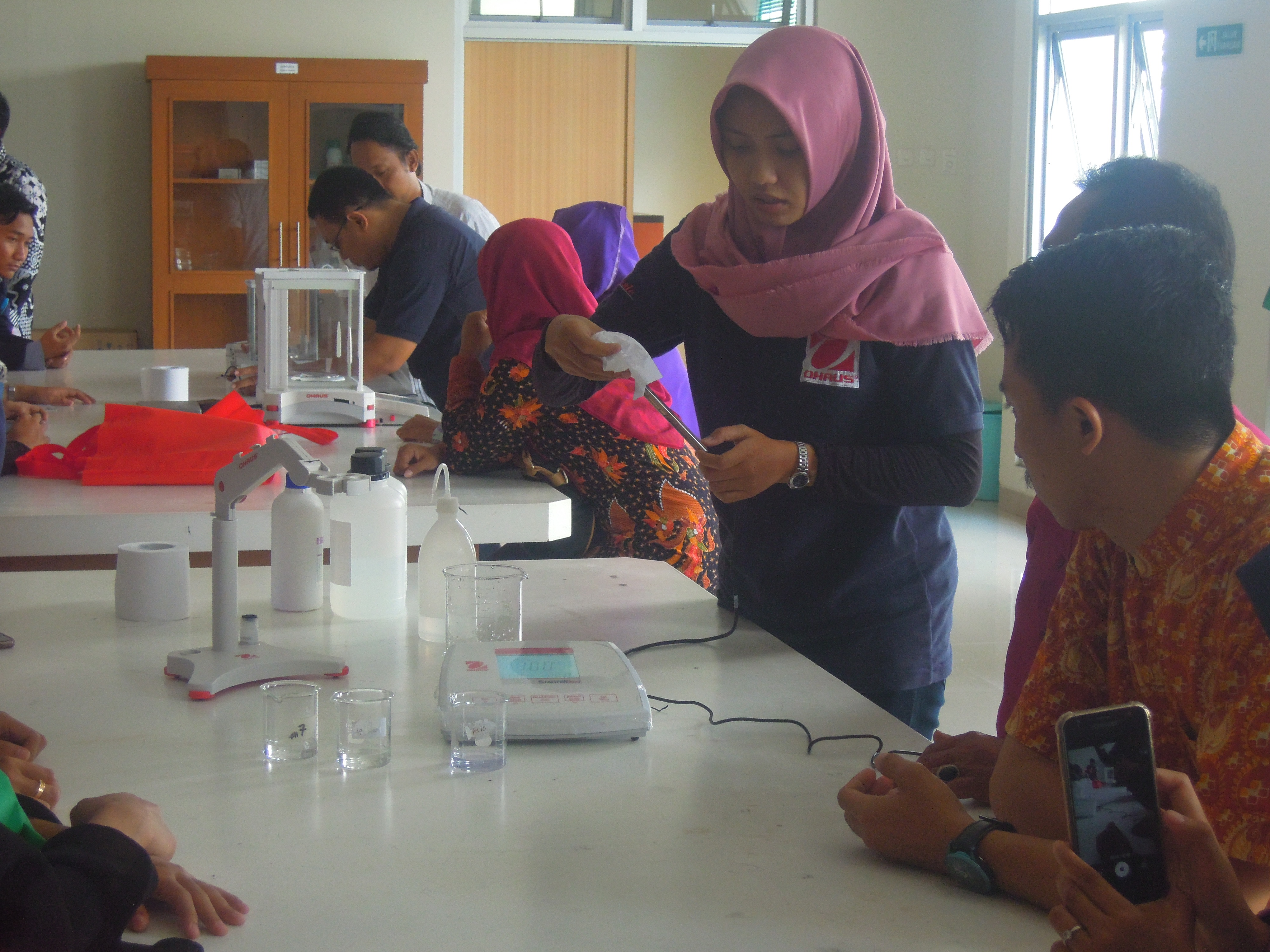 Pelatihan lab di unisa