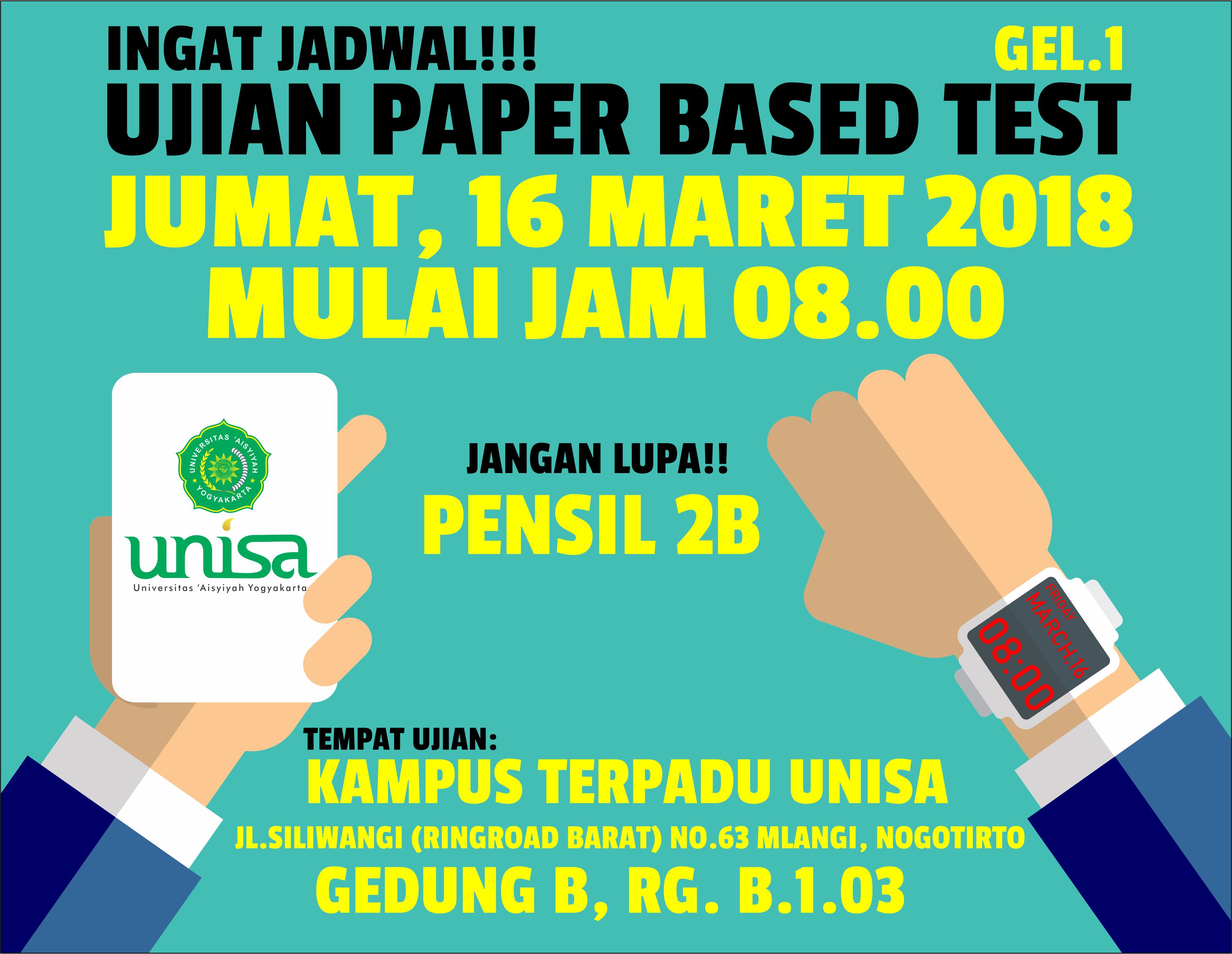Jadwal ujian