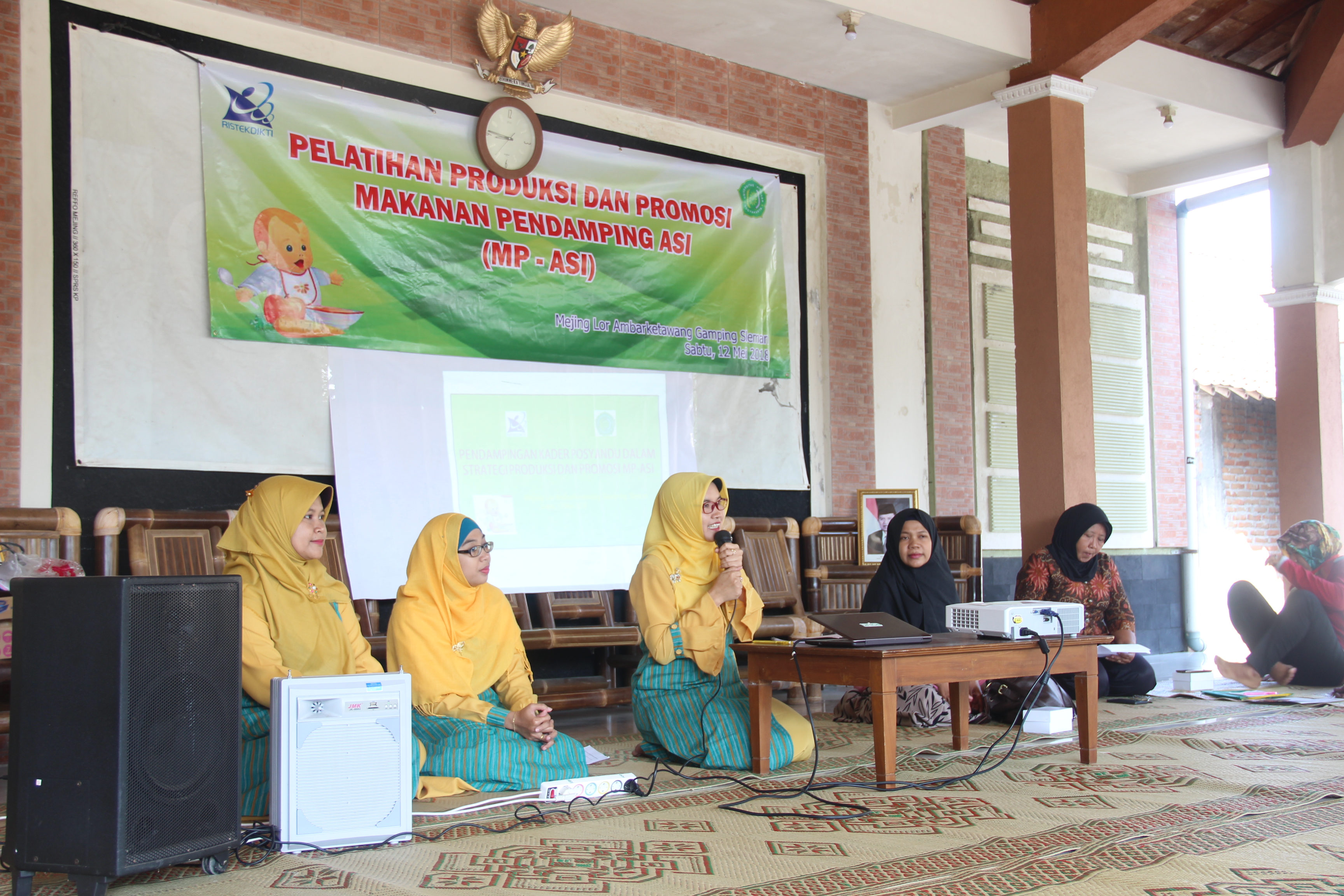 Pelatihan produksi mp asi dosen unisa
