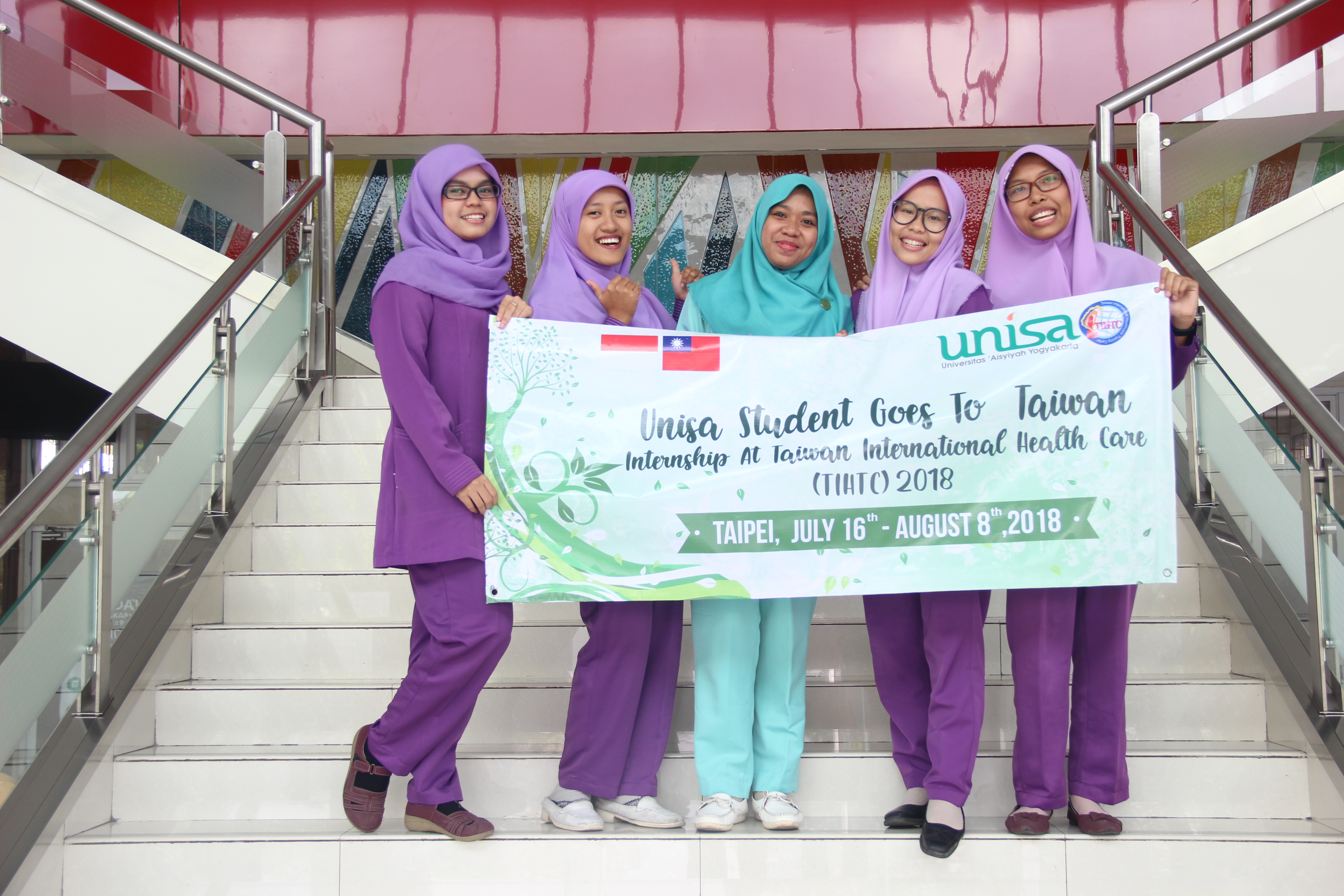 5 mahasiswa unisa training ke taiwan