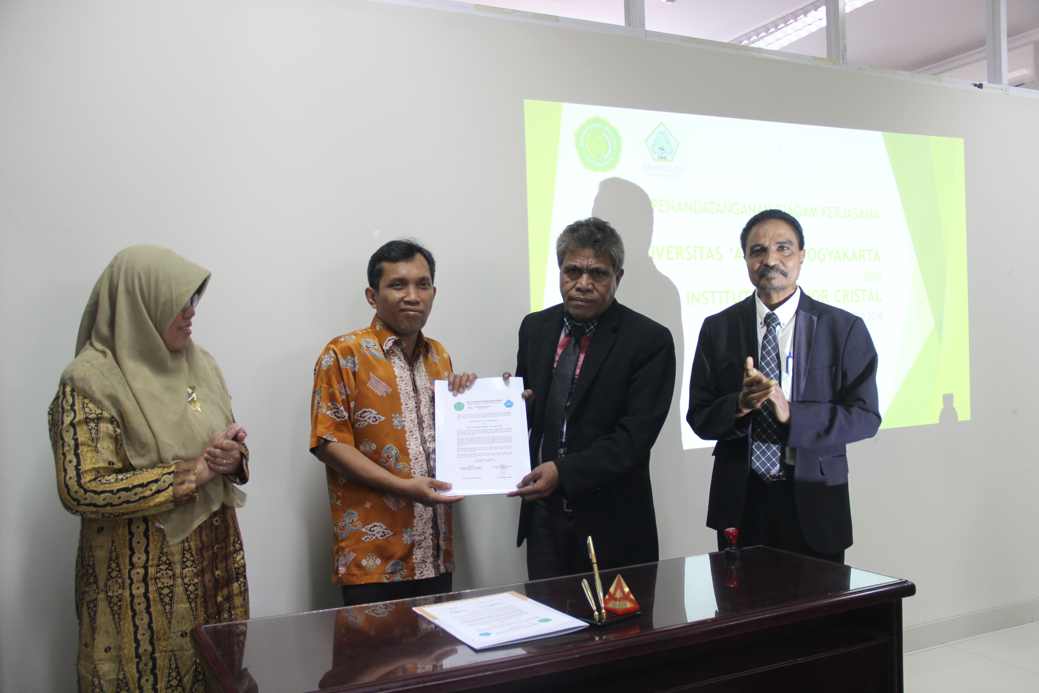 Mou unisa yogya dan isc timor leste