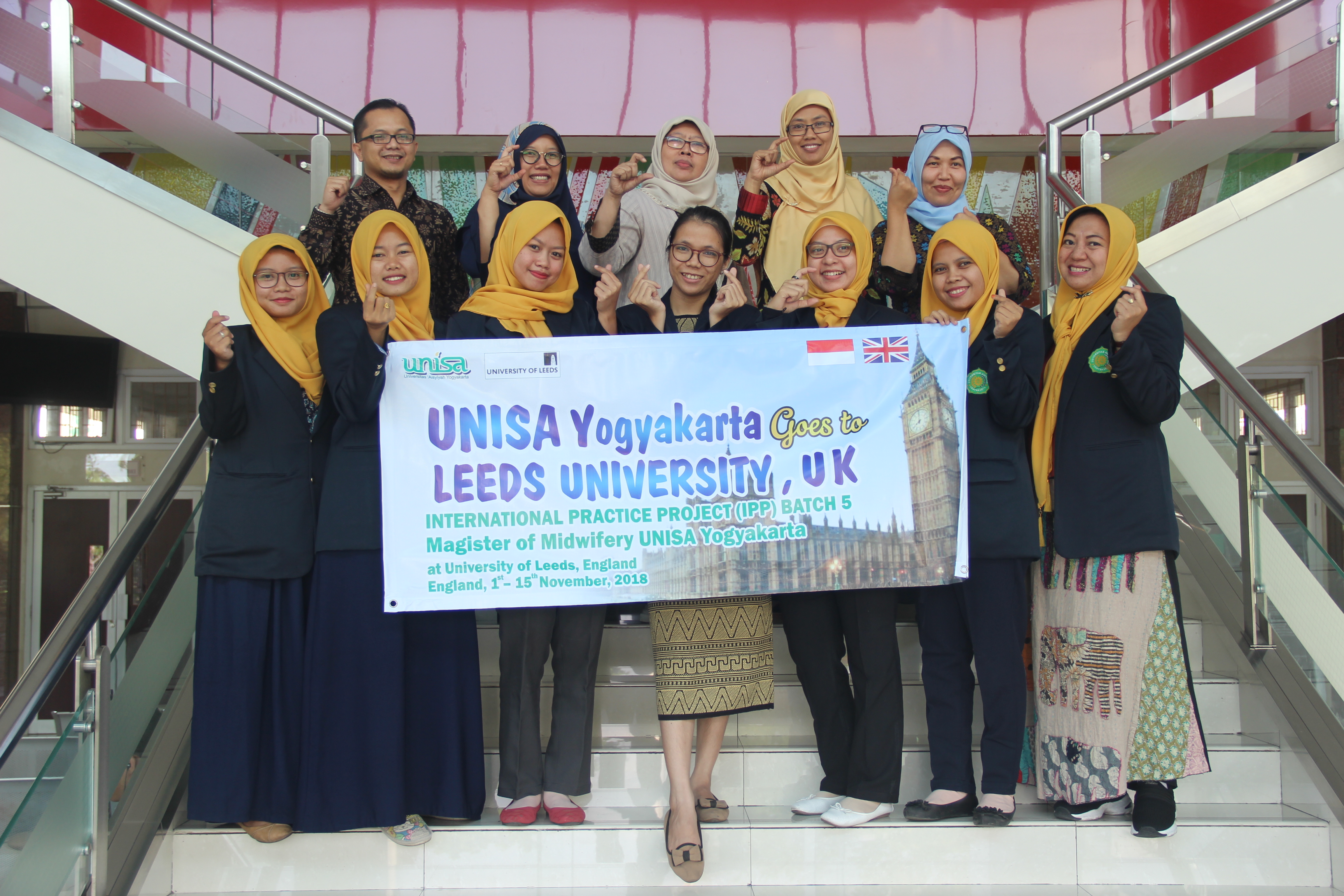 Unisa yogya goes to uk