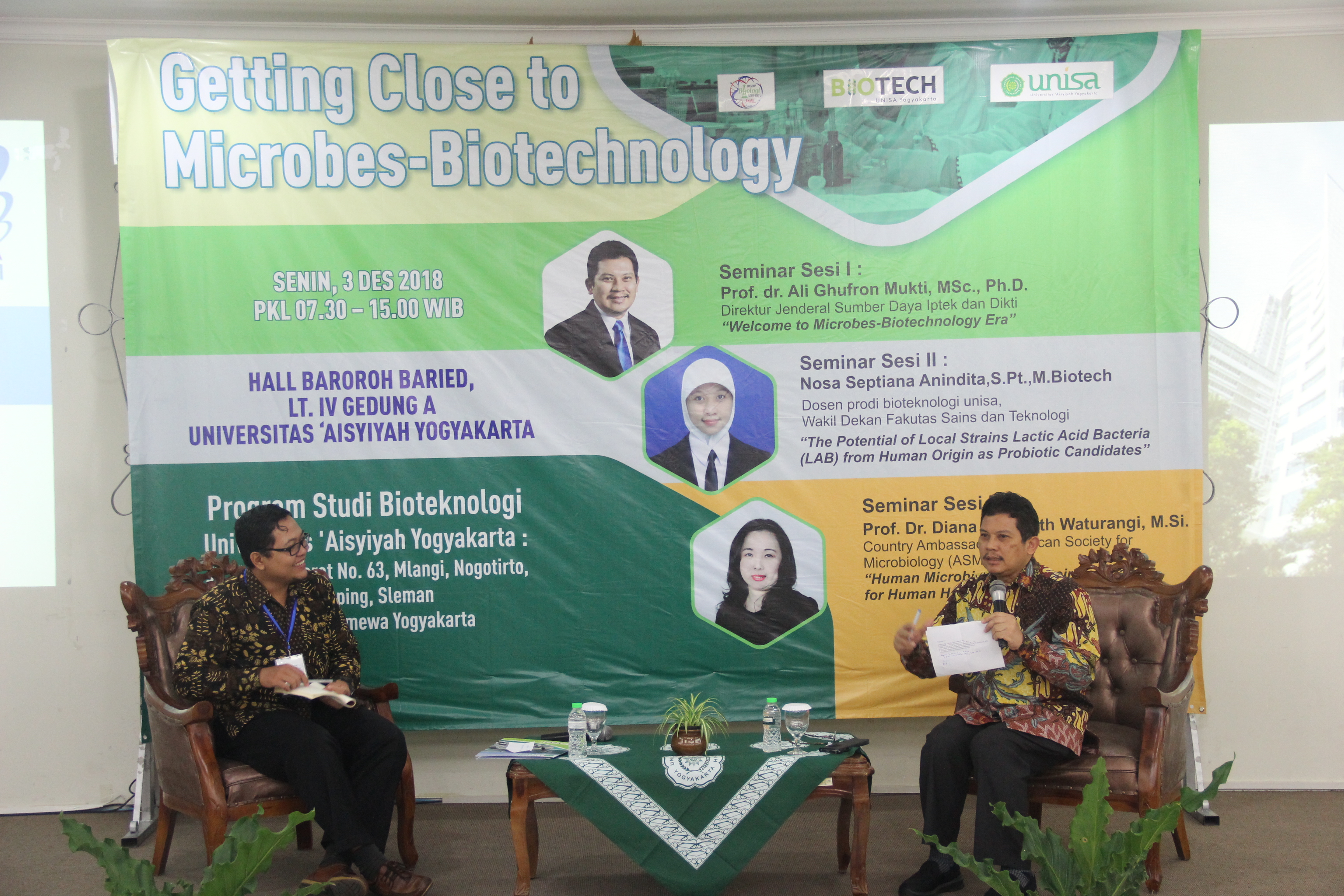 Seminar nasional bioteknologi unisa yogya