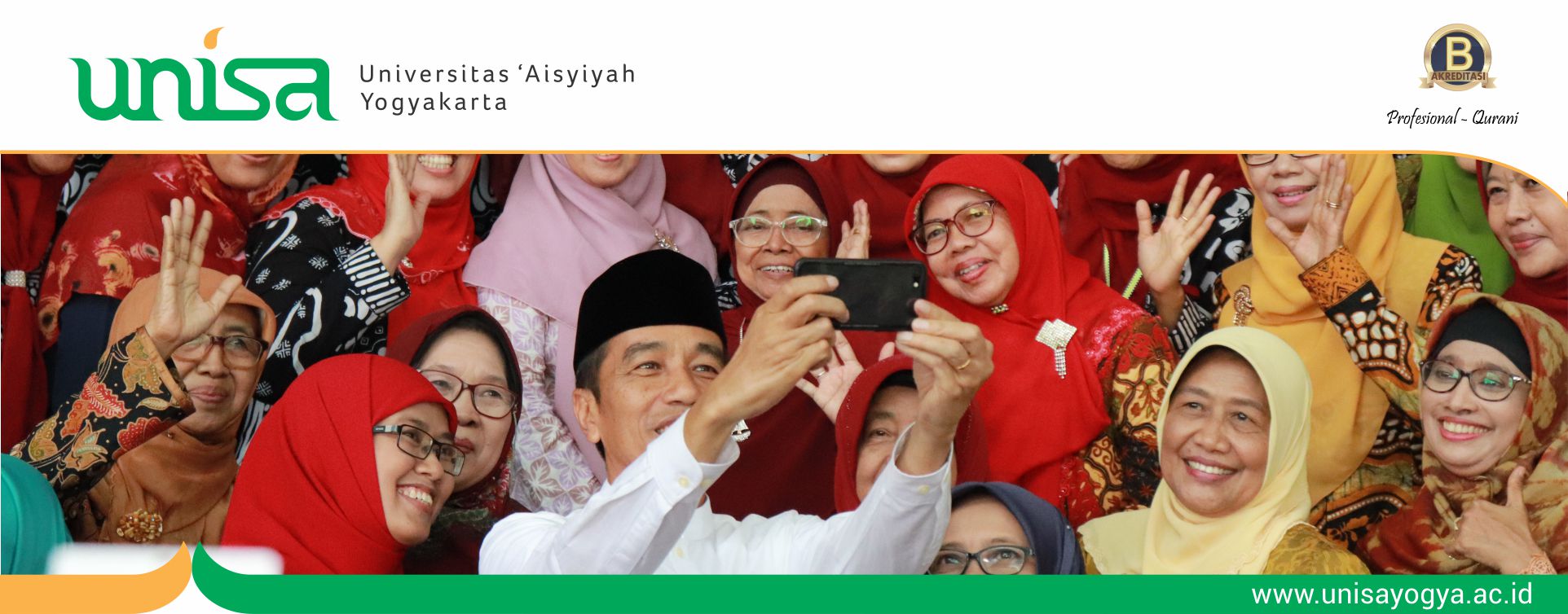Kunjungan presiden jokowi ke unisa yogya