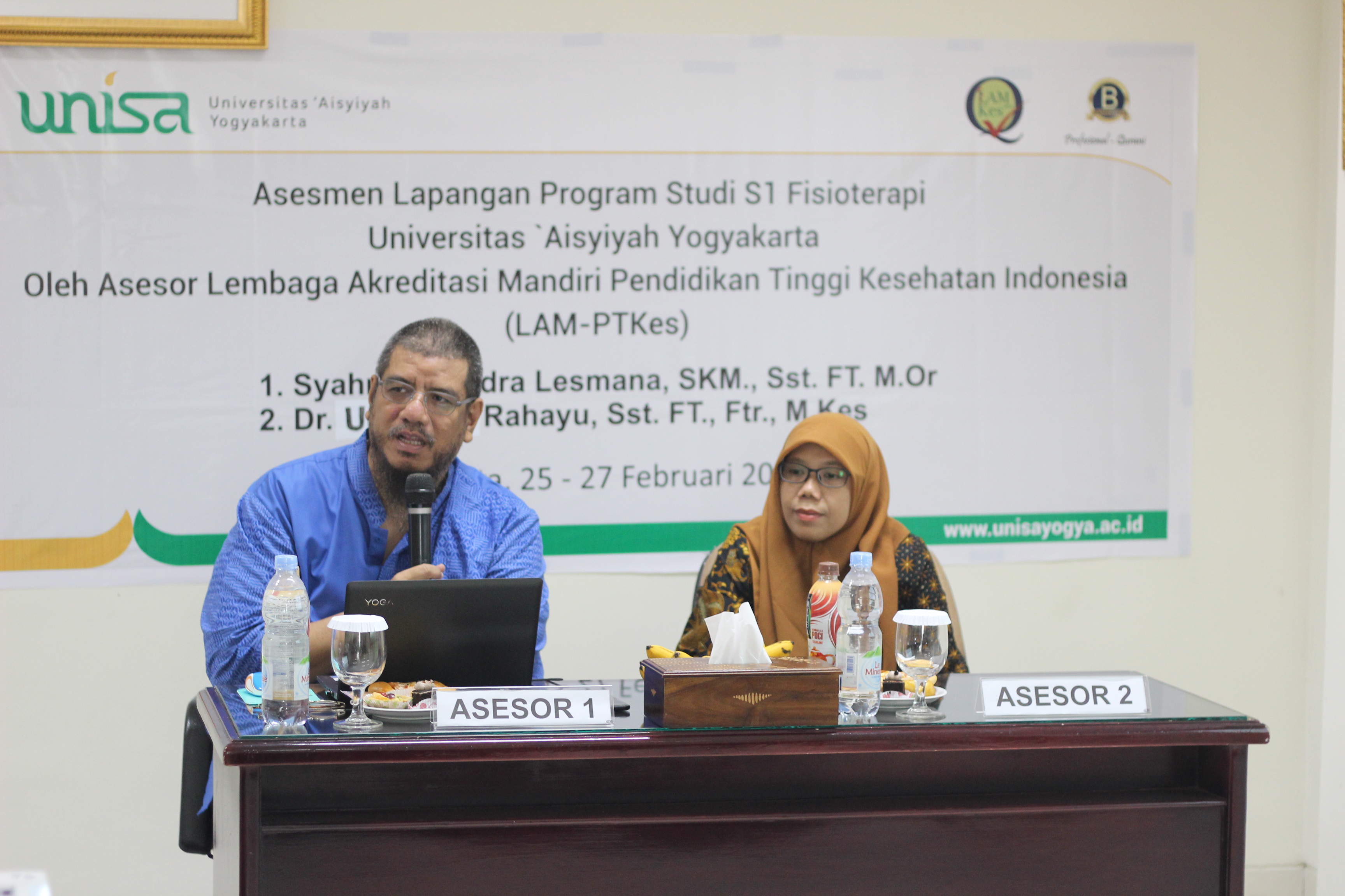 Asesmen lapangan akreditasi fisioterapi unisa yogyakarta