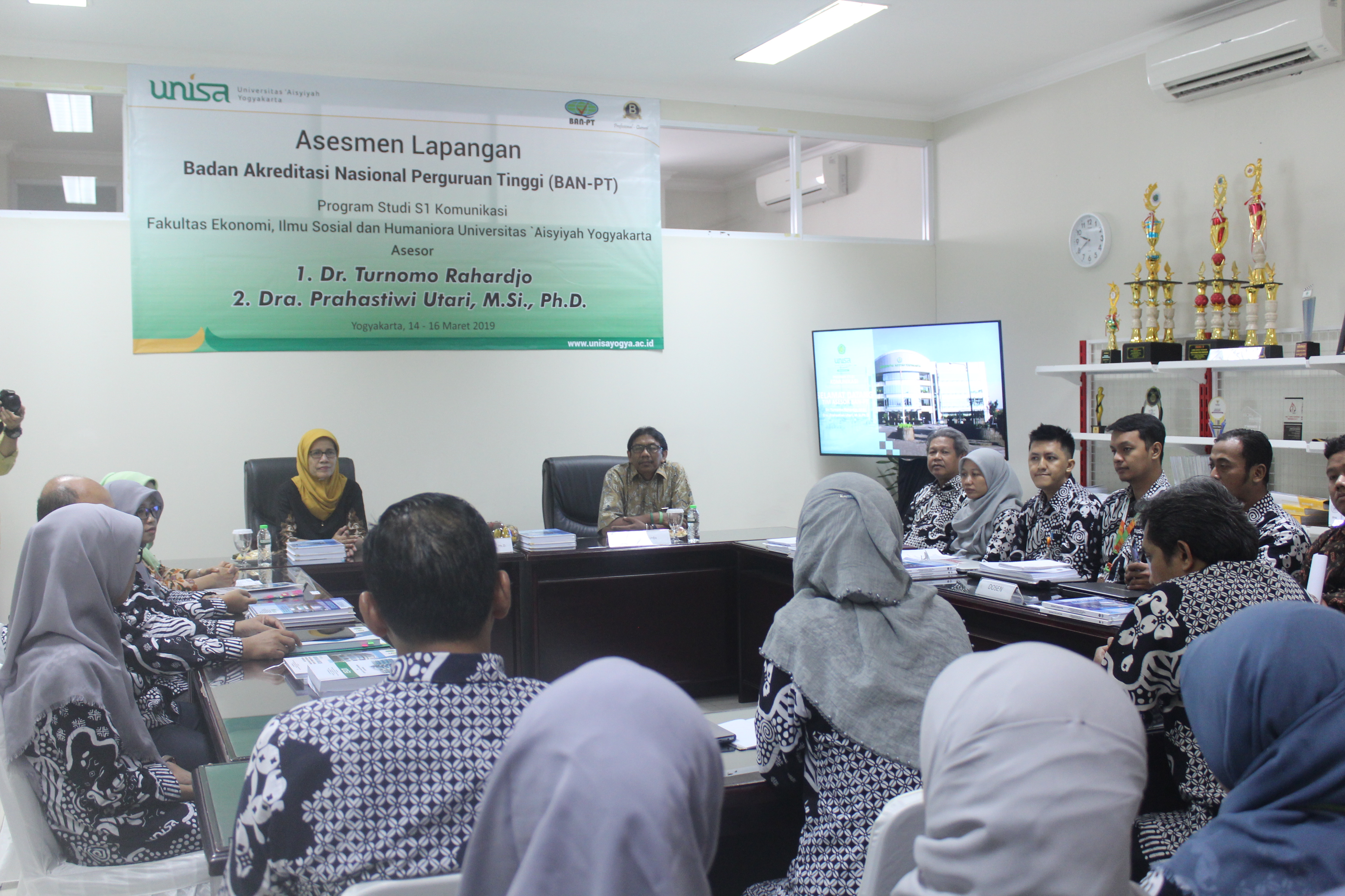 Asesmen lapangan prodi komunikasi unisa yogyakarta