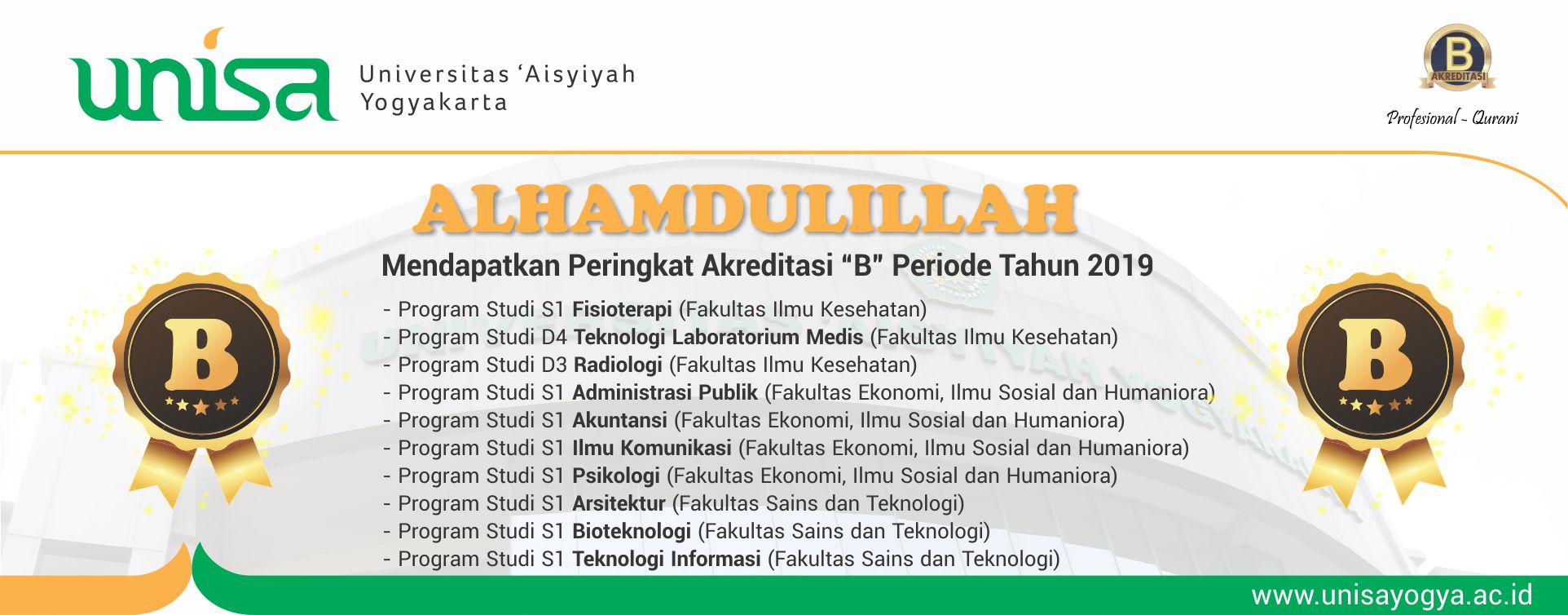 Akreditasi b