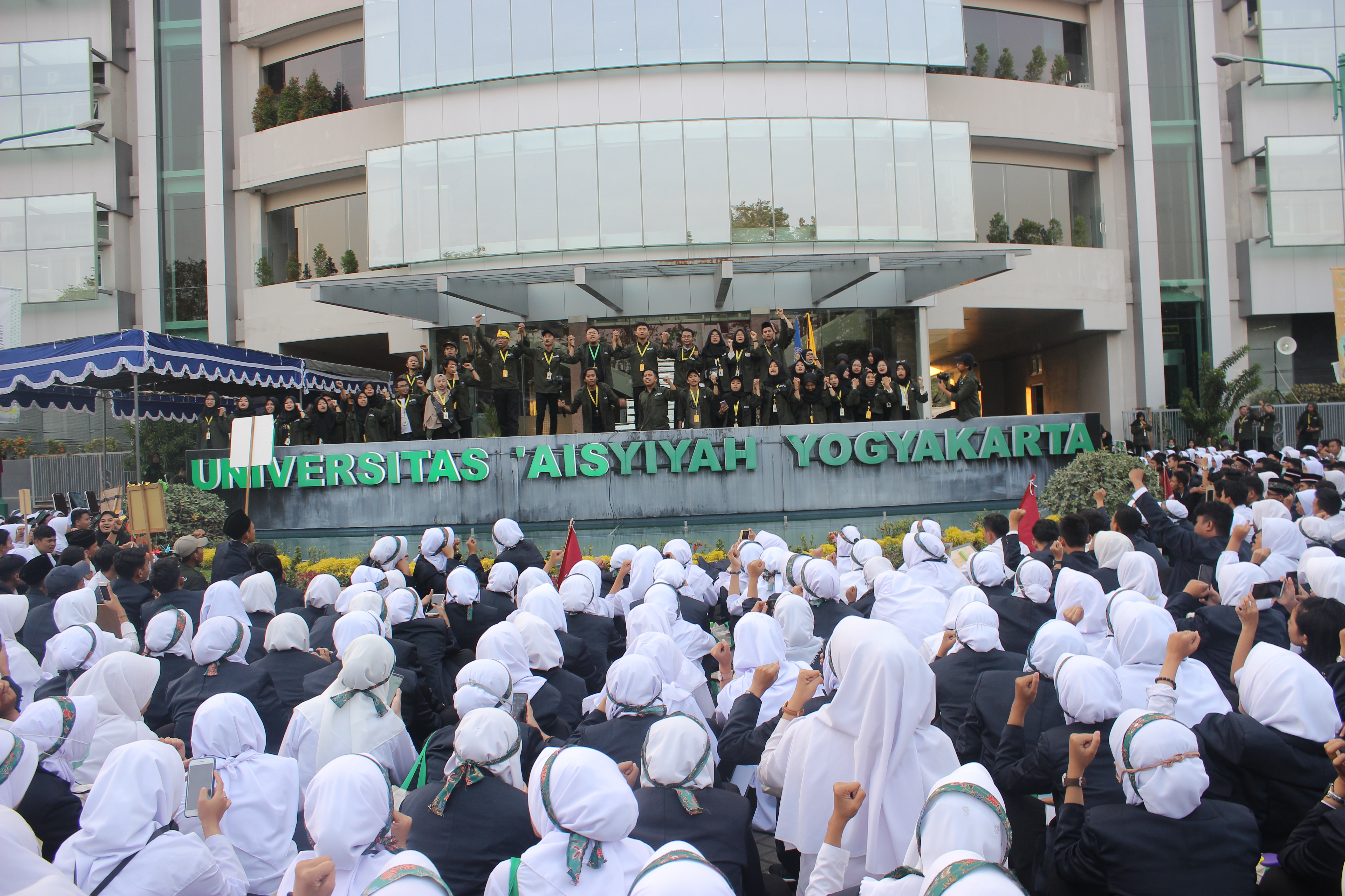 Mahasiswa baru unisa kampanyekan germas