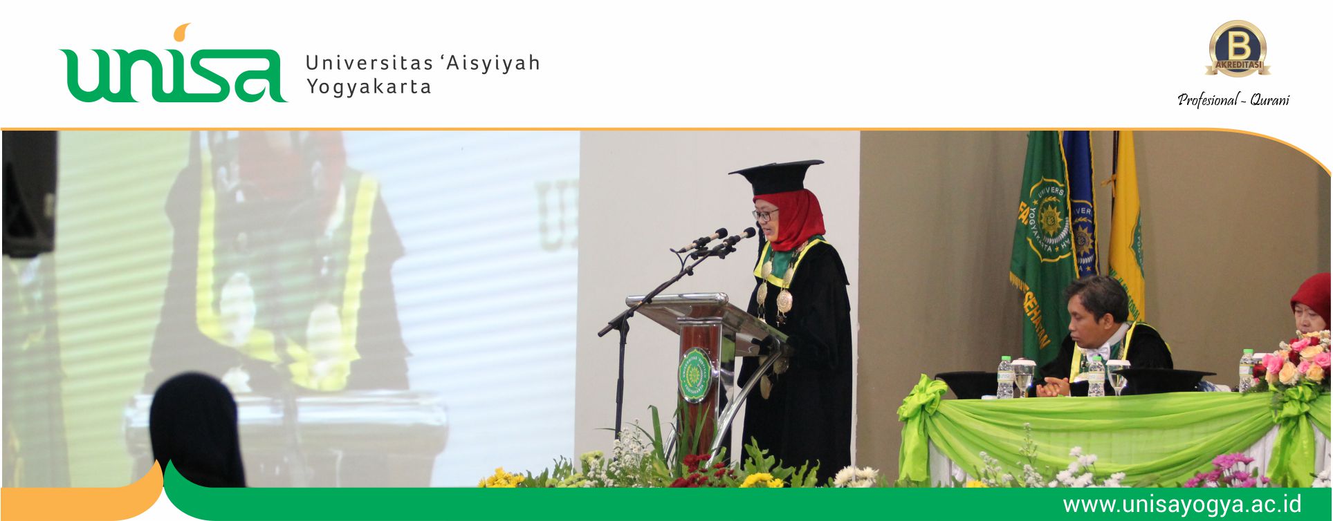 Unisa yogyakarta mewisuda 950 mahasiswa