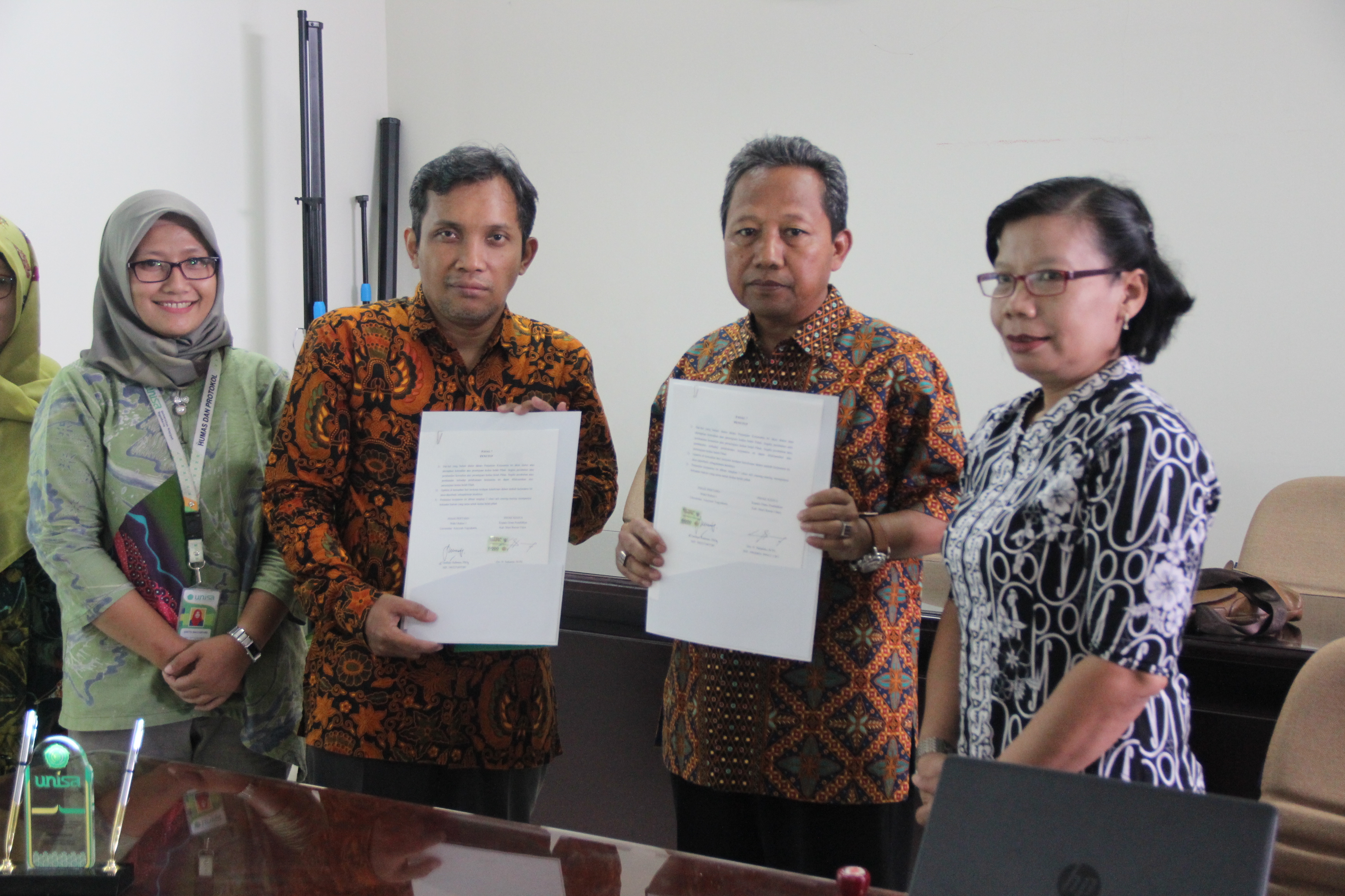Unisa jalin kerjasama dengan dinas pendidikan musirawas utara