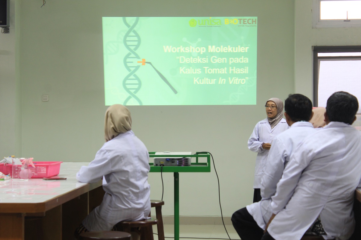 Bioteknologi unisa gelar workshop pencegahan epidemiologi penyakit di masyarakat