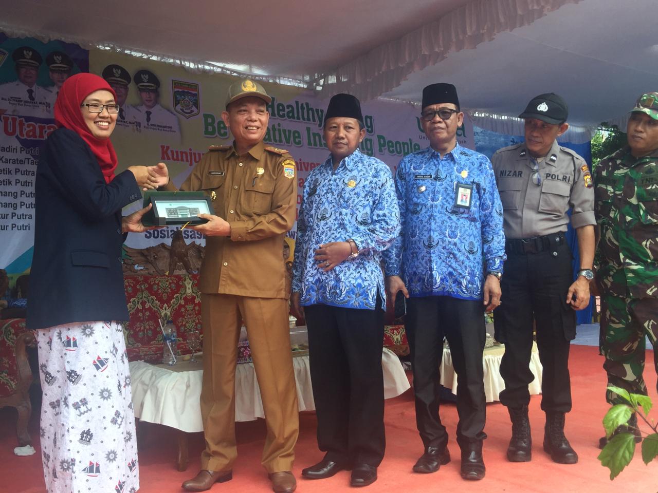 Kunjungan rektor unisa ke musi rawas utara (muratara)