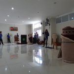 Kampus unisa yogyakarta lakukan single acces dan pembersihan untuk cegah covid 19