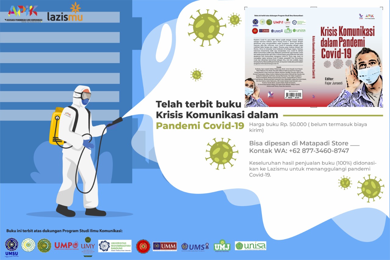 Prodi ilmu komunikasi unisa yogyakarta rilis buku krisis komunikasi dalam pandemi covid 19