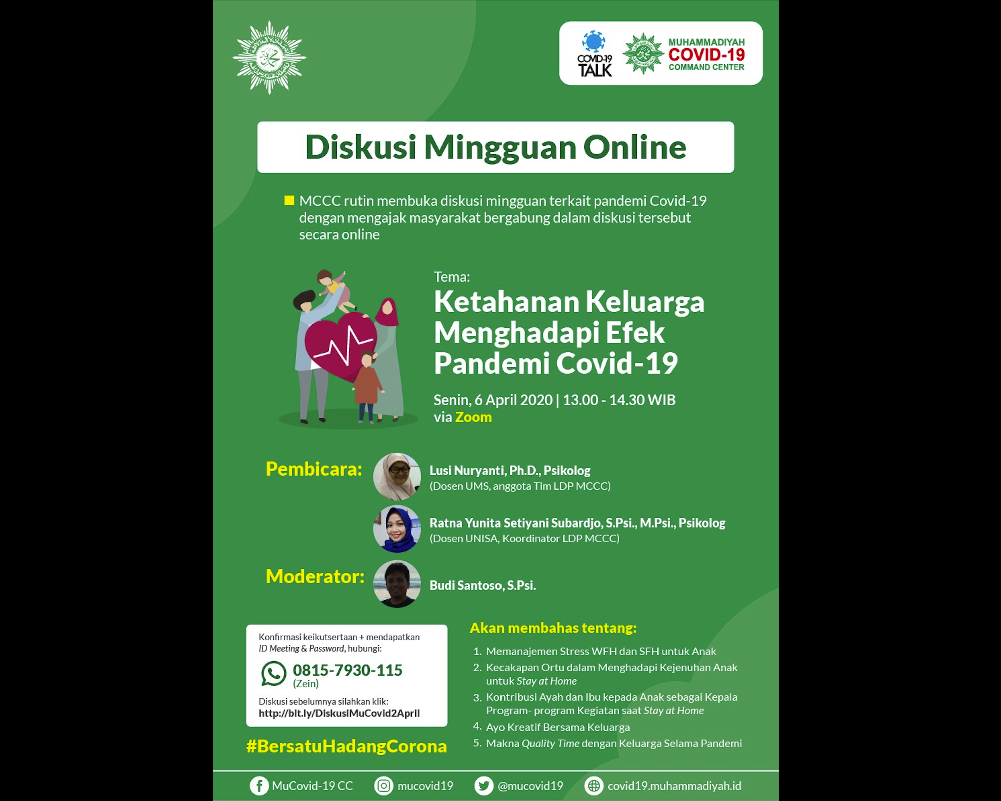 Dosen psikologi unisa berkontribusi dalam penanganan covid 19