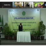 Unisa yogyakarta melangsungkan pelantikan rektor secara daring