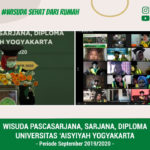 Wisuda sehat dari rumah universitas ‘aisyiyah yogyakarta