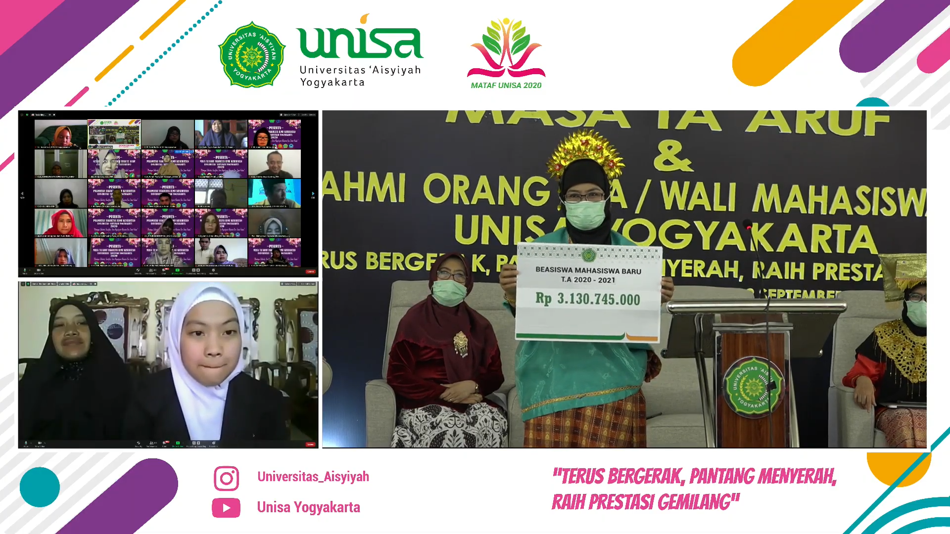 Warna warni indonesia di pertemuan wali unisa muda