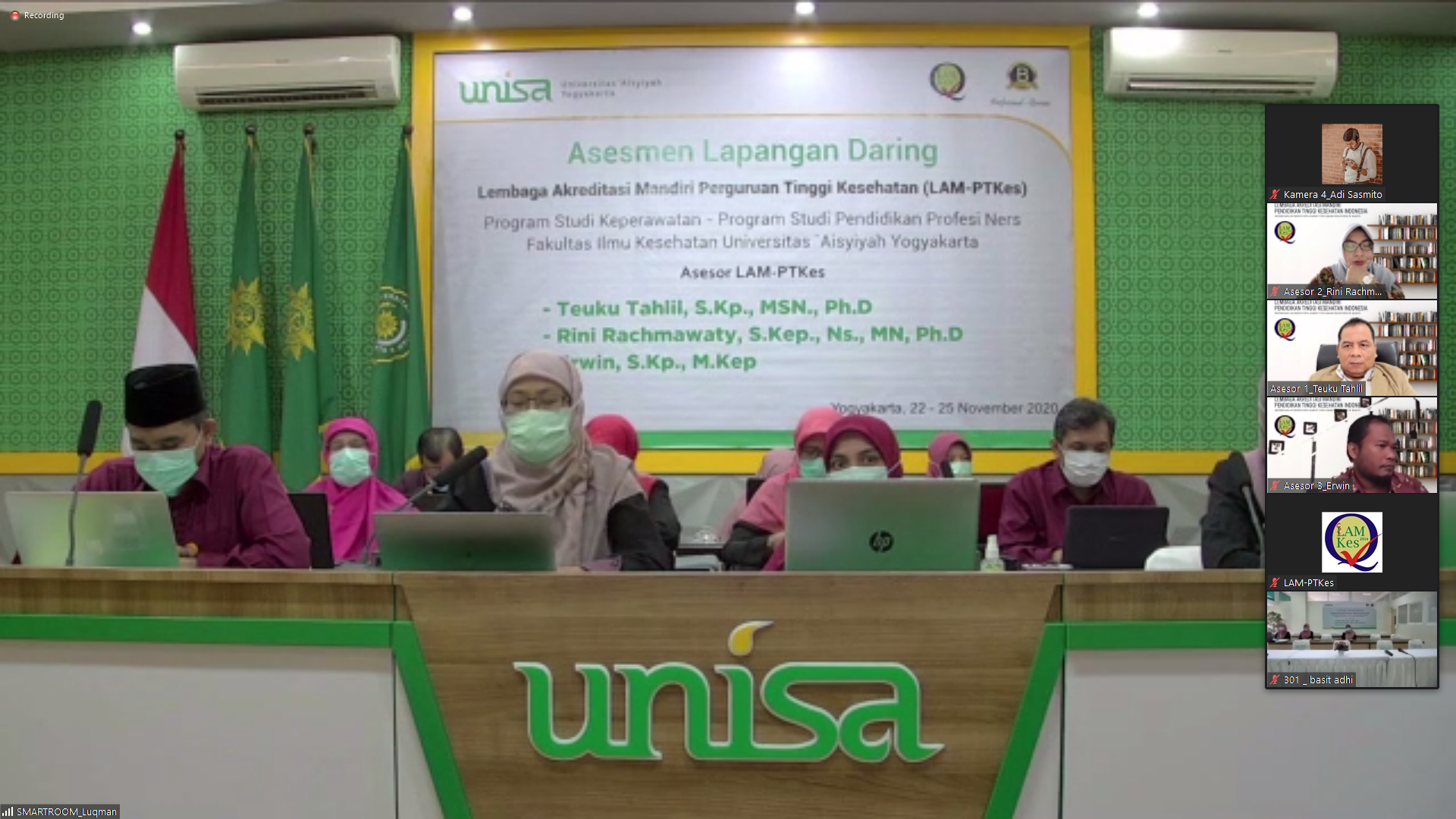 Asesmen lapangan daring prodi keperawatan & profesi ners unisa yogyakarta