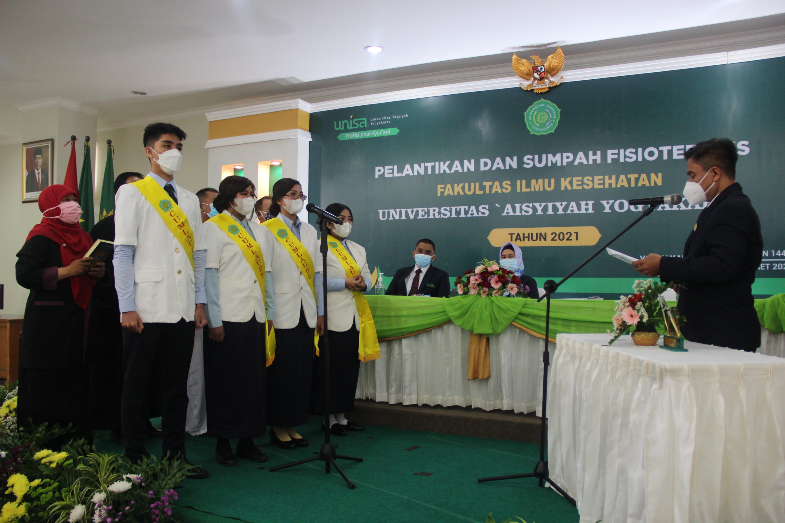 Prodi pendidikan profesi fisioterapi unisa yogyakarta lantik 225 fisioterapis
