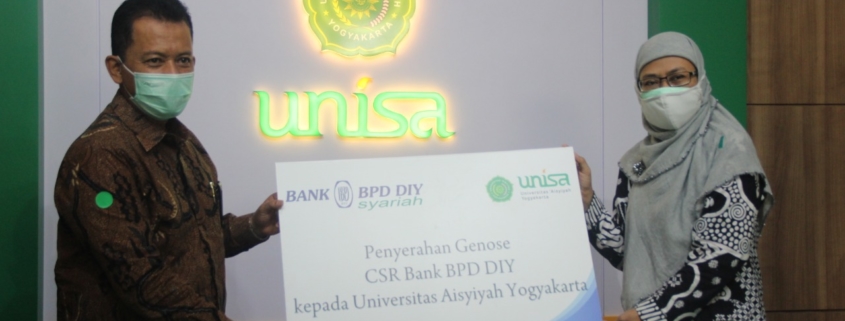 Unisa yogyakarta terima bantuan alat genose dari bpd syariah diy
