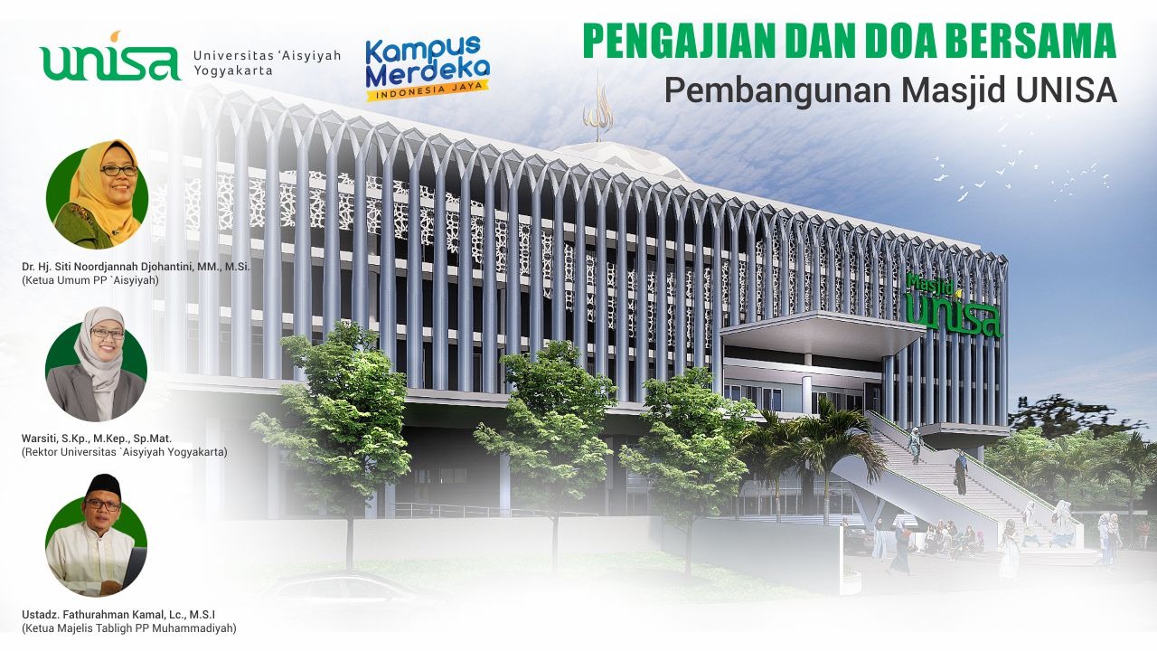 Pengajian dan doa bersama pembangunan masjid unisa yogyakarta