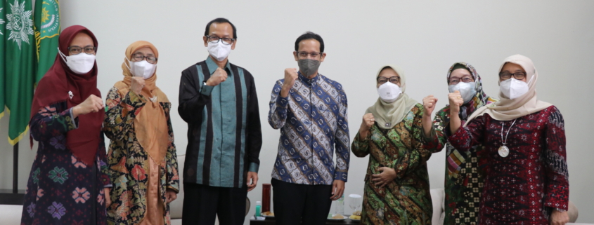 Unisa yogyakarta mendapatkan kunjungan mendikbud ristek