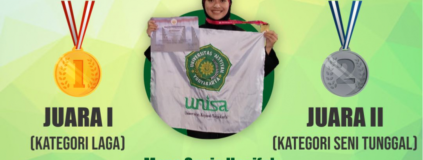 Mahasiswa unisa menyabet 2 medali dalam event sultan kacirebonan cup 2021