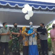 Perpisahan dengan dukuh sonopakis, unisa yogya launching posbindu penyakit tidak menular
