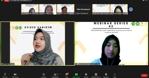 Dihadiri kurang lebih 120 peserta, himabitek sukses selenggarakan webinar series #2