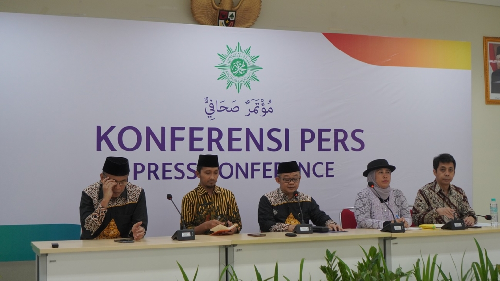 konferensi pers PP Muhammadiyah