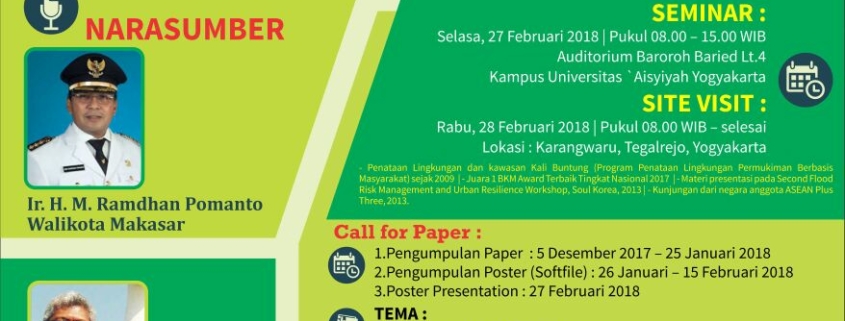 seminar Kebijakan dan Perencanaan Kota Berwawasan Kesehatan
