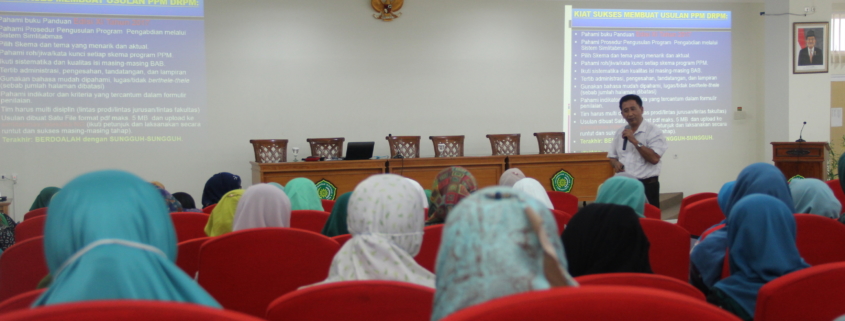 Workshop lppm unisa