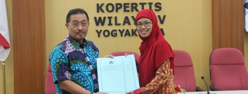 Kepala kopertis v dan rektor unisa