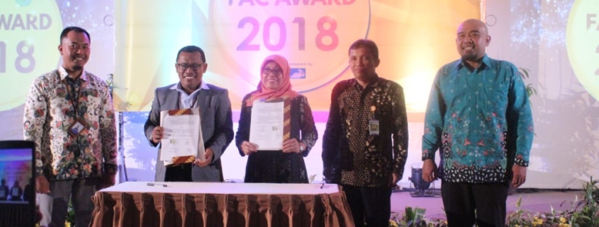 Fac award dan penandatanganan mou unisa gain dengan fac