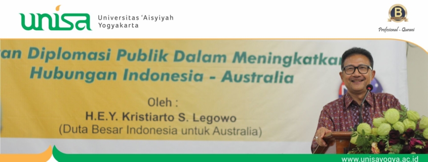 Dubes kristiarto berikan kuliah umum di unisa yogya