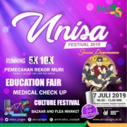 Unisafest 2019 dalam rangka milad ke 28 unisa yogya