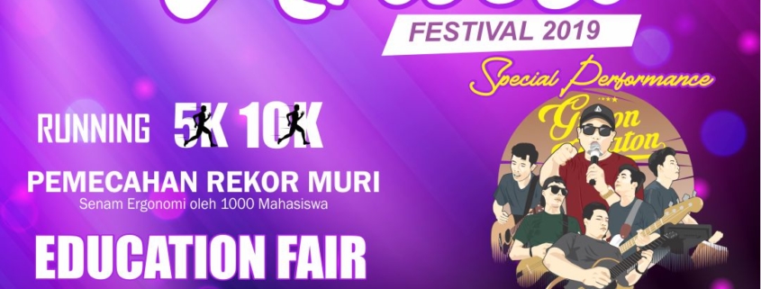 Unisafest 2019 dalam rangka milad ke 28 unisa yogya