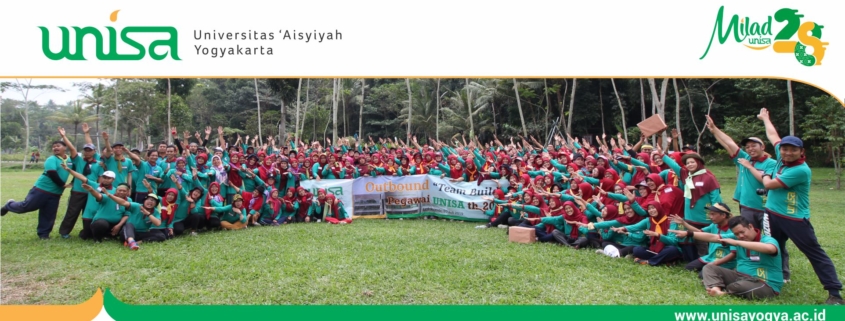 Perkuat team building, unisa yogyakarta gelar outbond