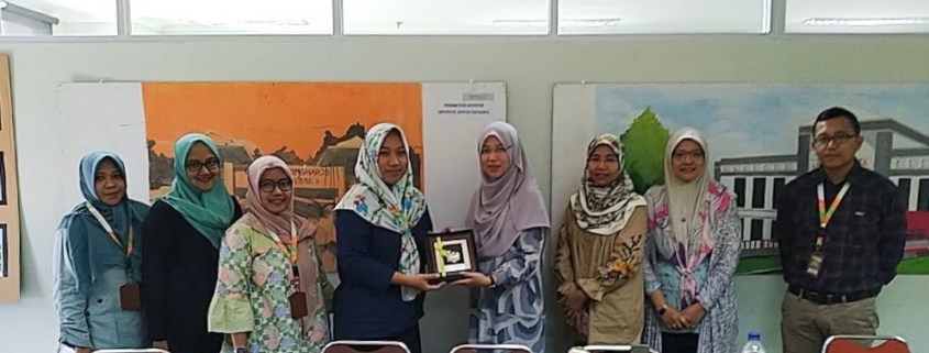 Prodi arsitektur unisa mendapatkan kunjungan dari malaysia