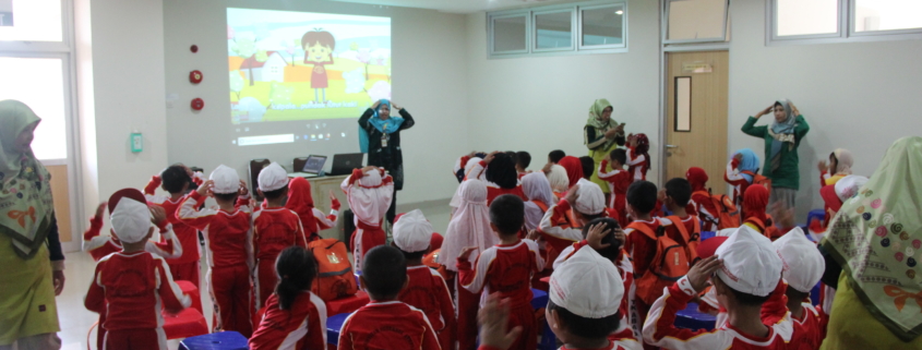 Milad 100th tk aba unisa ajak siswa tk aba dukuh i mengenal anggota tubuh