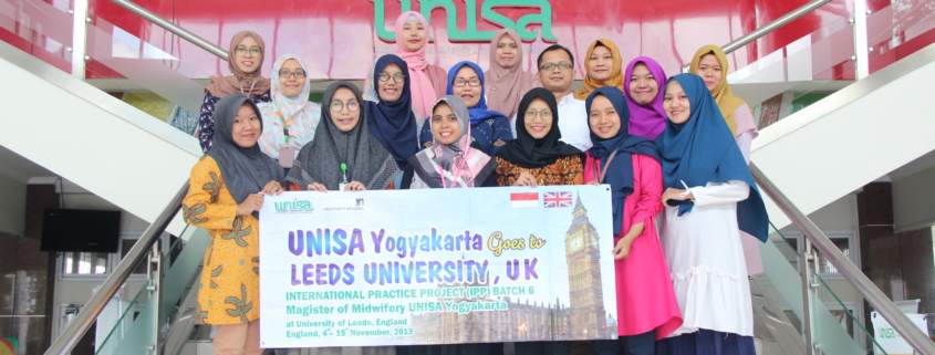Unisa melepas 12 mahasiswa program magister kebidanan ke university of leeds, inggris