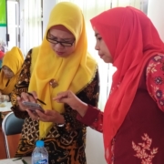 Dosen unisa sosialisasi dan penjaringan kdrt melalui aplikasi berbasis it