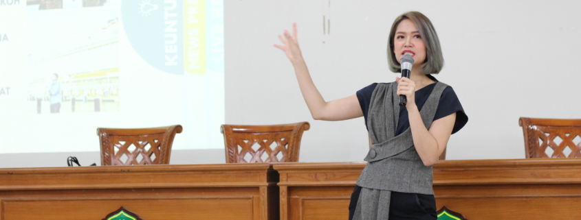 Sharing session presenter sctv indosiar di unisa yogyakarta