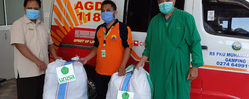 Unisa yogyakarta salurkan apd ke 16 rumah sakit dan klinik muhammadiyah dan ‘aisyiyah