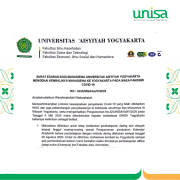 Kuliah daring unisa yogya hingga 29 agustus 2020