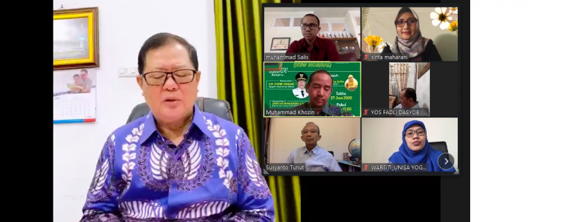 Administrasi publik unisa adakan webinar dalam menghadapi new normal